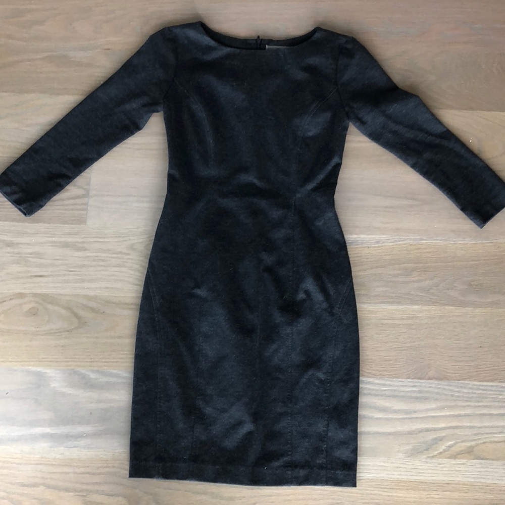 Dark Grey Zara Basic Stretch Dress